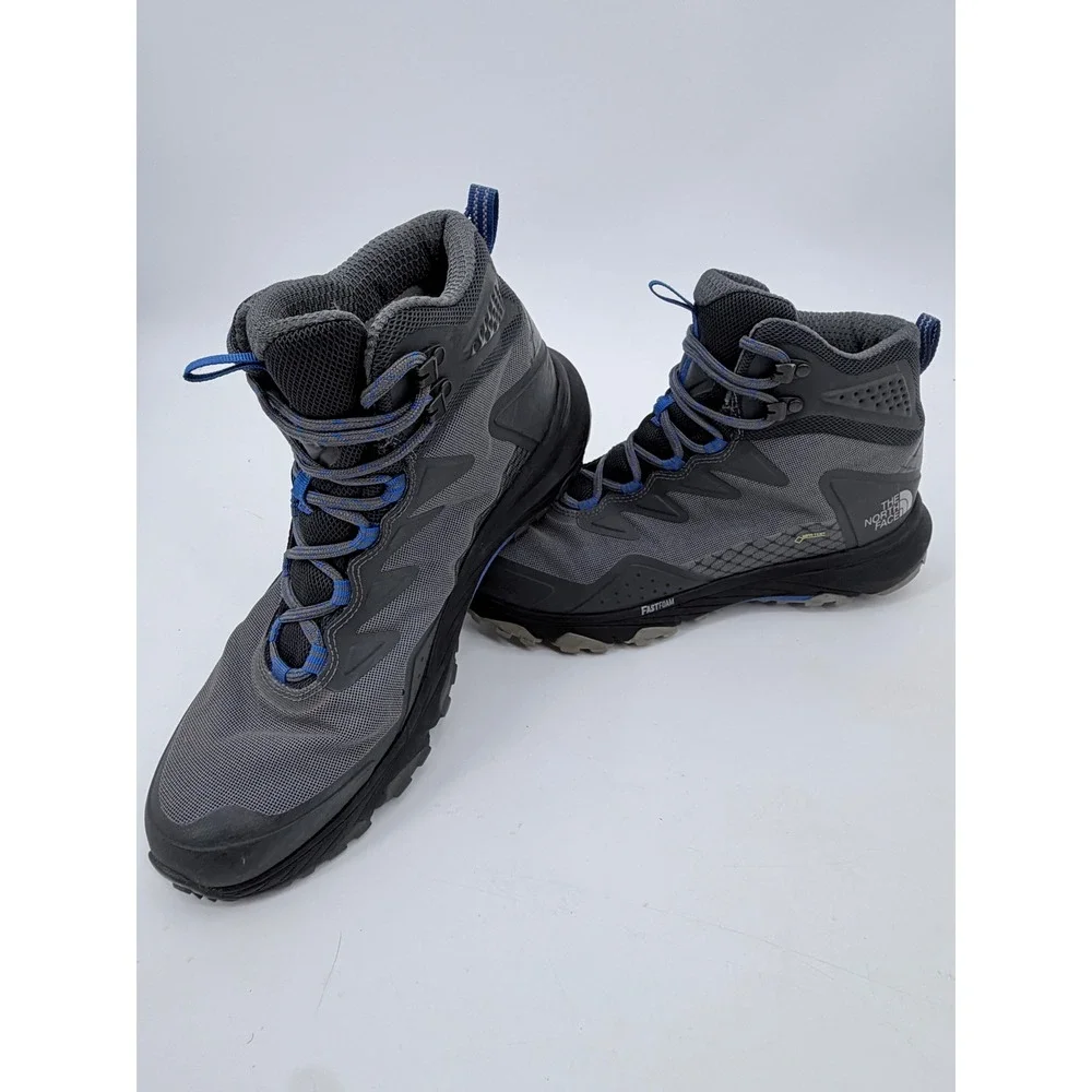 The North Face Ultra Fastpack III Mid GTX Mens 9.5 Grey Blue Boots Trails